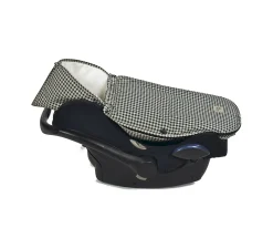 Saco Cuco 2 en 1 I Love Vichy Negro Entretiempo