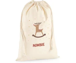 Saco Grande NOMBRE Personalizado Rudolph