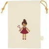 Saco Navidad Pequeño Gingerbread Girl Personalizable