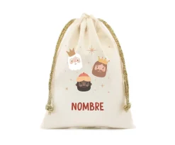 Saco Pequeño NOMBRE Personalizado Reyes Magos