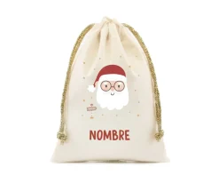 Saco Pequeño NOMBRE Personalizado Santa