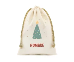 Saco Pequeño NOMBRE Personalizado Christmas Tree