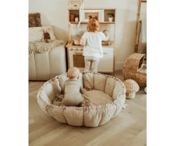 Saco Play & Go Coco Bloom Orgánico Stripes Blue