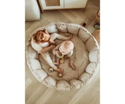 Saco Play & Go Coco Bloom Orgánico Stripes Blue