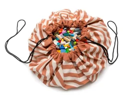 Saco Reversible Play & Go Noomad Stripes Brown