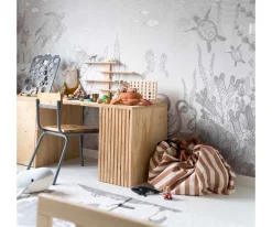 Saco Reversible Play & Go Noomad Stripes Brown