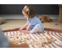 Saco Reversible Play & Go Noomad Stripes Brown