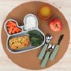 Salvamanteles Silicona Round Marrón