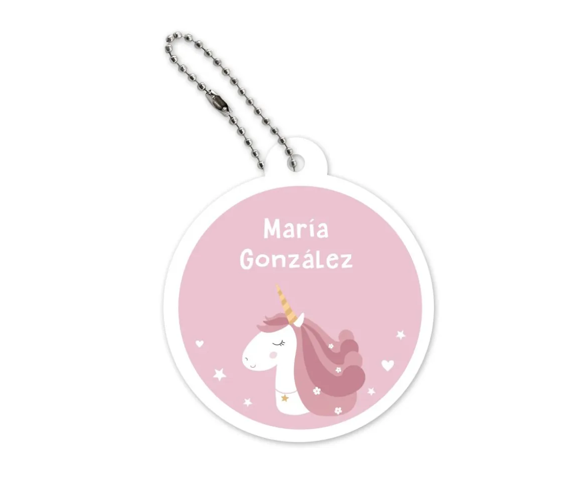 Sello Personalizado + Combinado Termo y Pegatinas Magical Unicorn