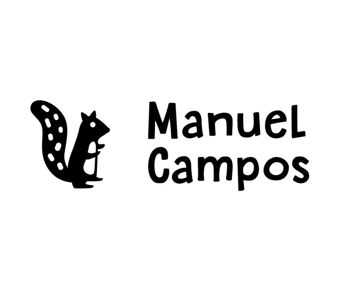 Sello Personalizado Ardilla + Cinta Blanca para Ropa Oscura