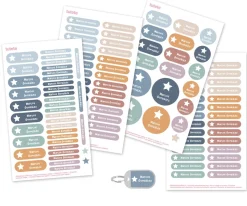 Sello Personalizado Gran Estrella + Combinado Termo y Pegatinas Atardacer Estrella