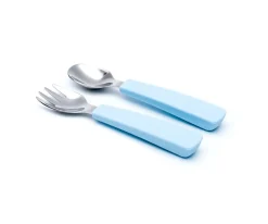 Set 2 Cubiertos Feedie Azul Empolvado