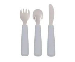 Set 3 Cubiertos Feedie Gris