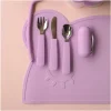 Set 3 Cubiertos Feedie Lilac