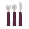 Set 3 Cubiertos Feedie Plum