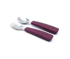 Set 2 Cubiertos Feedie Plum