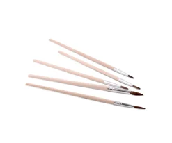 Set 5 Pinceles Punta Redonda