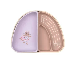 Set 3 Platos Silicona Tiny Team Cat