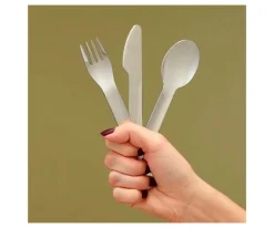 Set Cubiertos de Viaje Turquesa