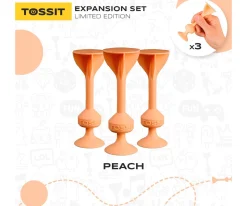 Set de 3 Dardos de Silicona con Ventosa Peach