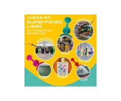 Set de 3 Dardos de Silicona con Ventosa Peach