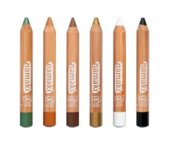 Set de 6 Lápices Maquillaje Colores Vida Salvaje