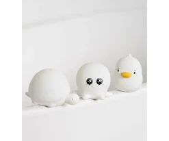 Set de 3 Mini Lámparas Ocean Tortuga, Patito y Pulpo