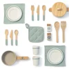 Set de Cocina y Vajilla Aronia Blanco/Gris 20 piezas