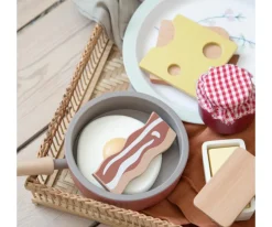 Set de Comestibles de Madera Desayuno