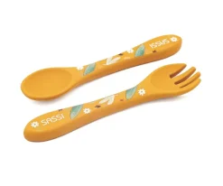 Set de Cuchara y Tenedor de Silicona León