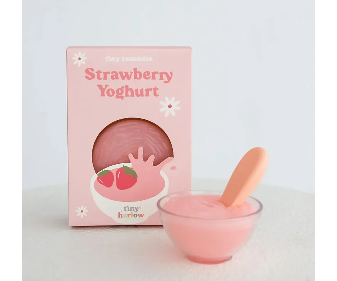 Set de Cuchara y Yogur Tiny Tummies Strawberry
