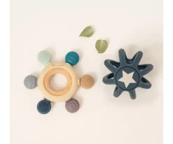 Set de Mordedores Sensoriales Silicona Blue