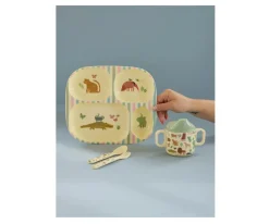 Set de Vajilla Infantil 4 Piezas Sweet jungle Print