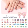 Set Pegatinas para Uñas con Espejo "Princesa Floral"