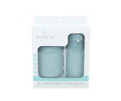 Set Termos Líquido y Sólidos Blue