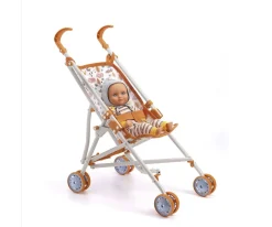 Silleta para Muñeco Gris y Naranja