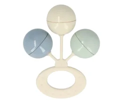 Sonajero 3 Bolitas French Blue - Ivory - Verde Tiza