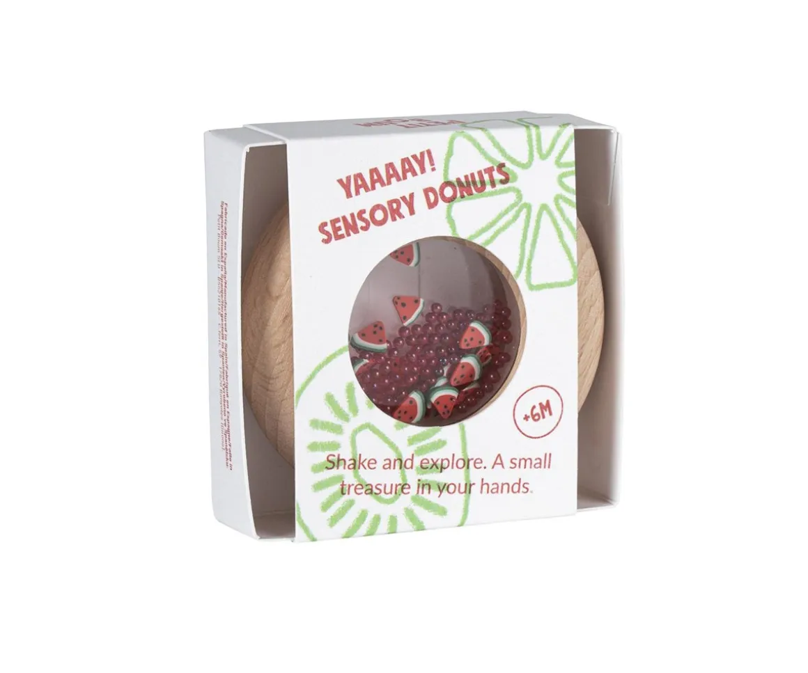 Sonajero Donut Sensorial Sandías