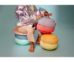 Stapelstein Set Colores Rainbow Pastel 6+1 Board Super Confetti Nuevo