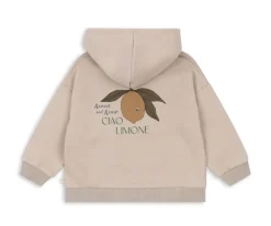 Sudadera con Capucha y Cremallera Lou French Oak