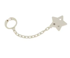Sujetachupetes Personalizable Estrella Gris