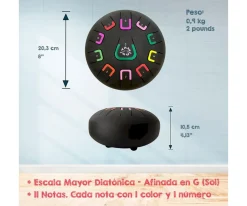 Tambor Tambú Negro Mate