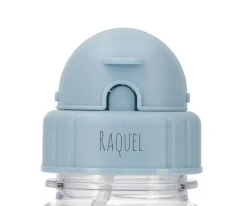 Tapa para Botella Plástico Leaves Blue Personalizable