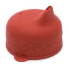 Tapa Sippie para Vaso Silicona Teja