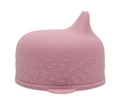 Tapa Sippie para Vaso Silicona Rosa Empolvado