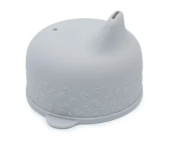 Tapa Sippie para Vaso Silicona Gris