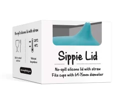 Tapa Sippie para Vaso Silicona Azul Dusk