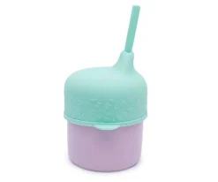 Tapa Sippie para Vaso Silicona Menta