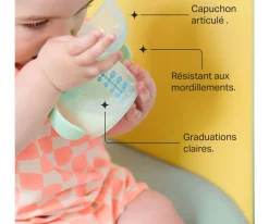 Taza Aprendizaje Transition Spout Azul Pastel 150ml