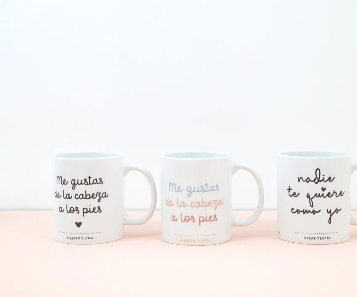 Taza Cerámica Me Gustas de la Cabeza a los Pies Personalizada